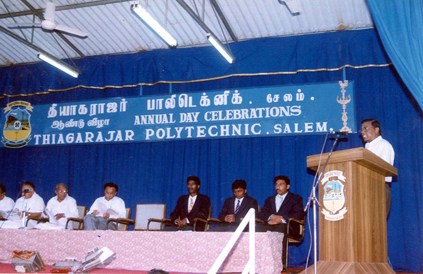 Inception of  Thiagarajar Polytechnic College